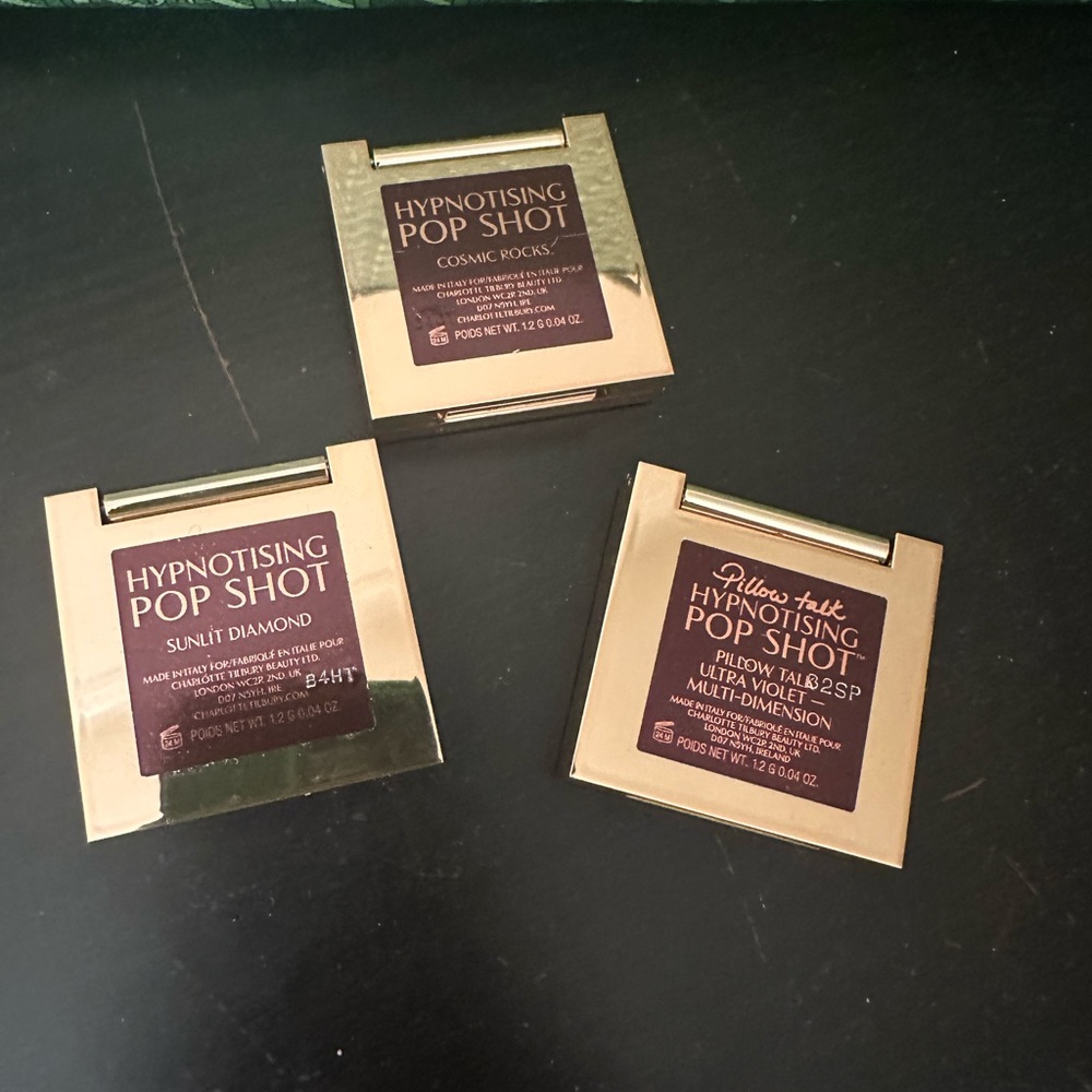 Charlotte Tilbury Pop Shot Set - Ultra Violet, Cosmic Rocks & Sunlit Diamond - Picture 2 of 3